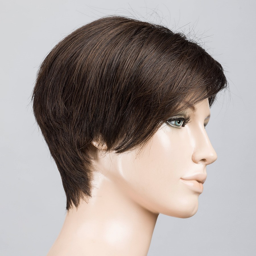 Peruka z włosów syntetycznych ciemny brąz AVOLA MONO PART darkbrown/mix
