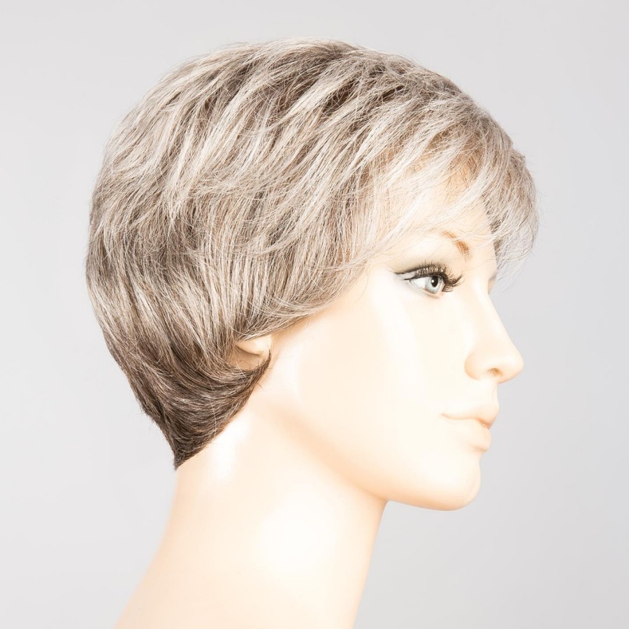 Peruka z włosów syntetycznych średni siwy SAVONA SOFT middlegrey/mix