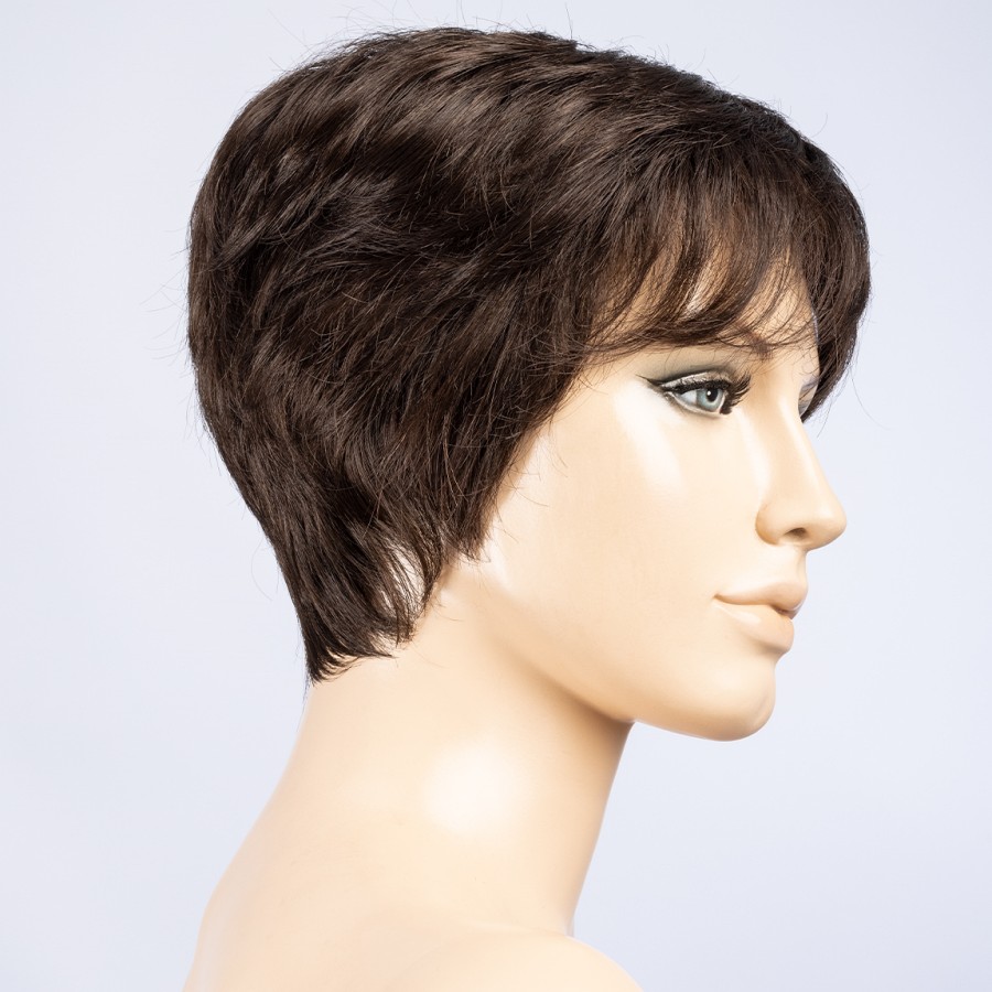 Peruka z włosów syntetycznych ciemny brąz TACT SOFT darkbrown/mix