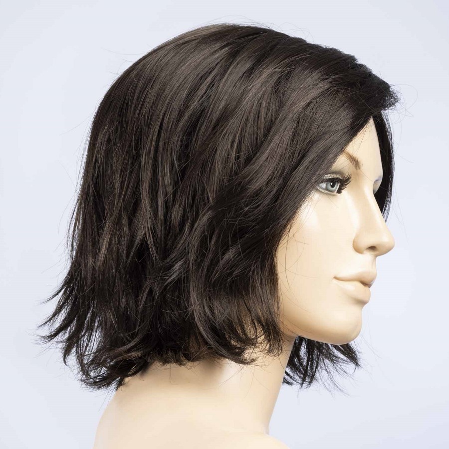 Peruka z włosów syntetycznych ciemny brąz NOLA MONO PART darkbrown/shad