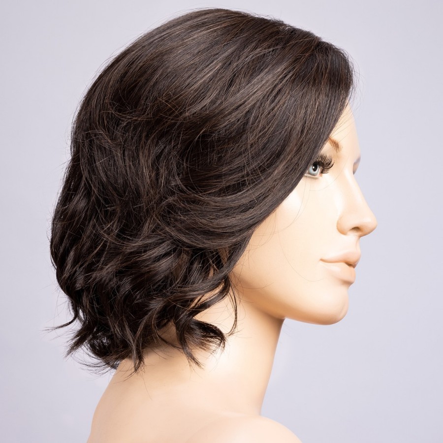 Peruka syntetyczna ciemny brąz termoodporna STELLA MONO PART darkbrown/mix