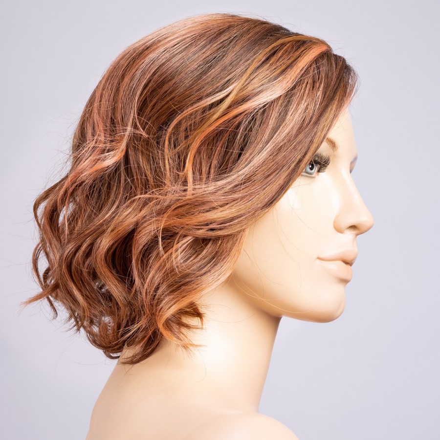 Peruka syntetyczna termoodporna ciepły różany brąz STELLA MONO PART rosewoodbrown/shad