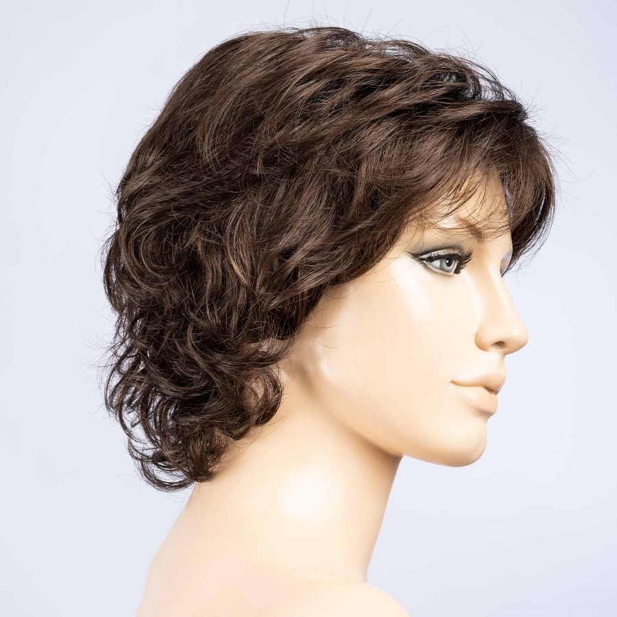 Peruka z włosów syntetycznych ciemny brąz VILLANA darkbrown/mix