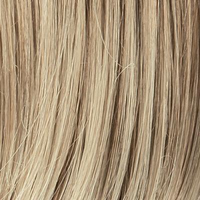 Półperuka syntetyczna włosy kręcone wielotonowy piaskowy blond z odrostem 23cm LOVELY sandmulti/rooted