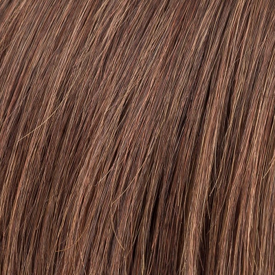 Damska peruka z włosów mieszanych czekoladowy brąz z odrostem ELEGANCE MONO chocolate/rooted