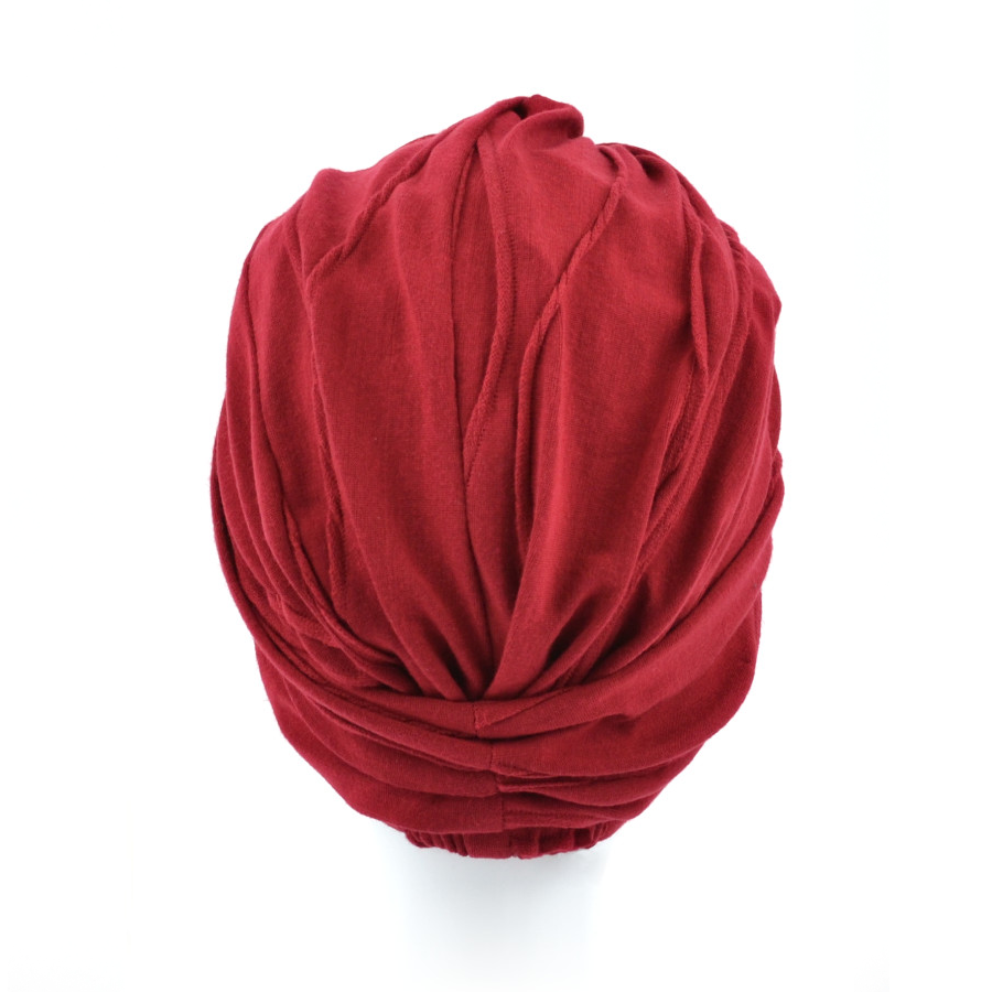 Turban o unikalnym fasonie czerwony MALMO TL14*