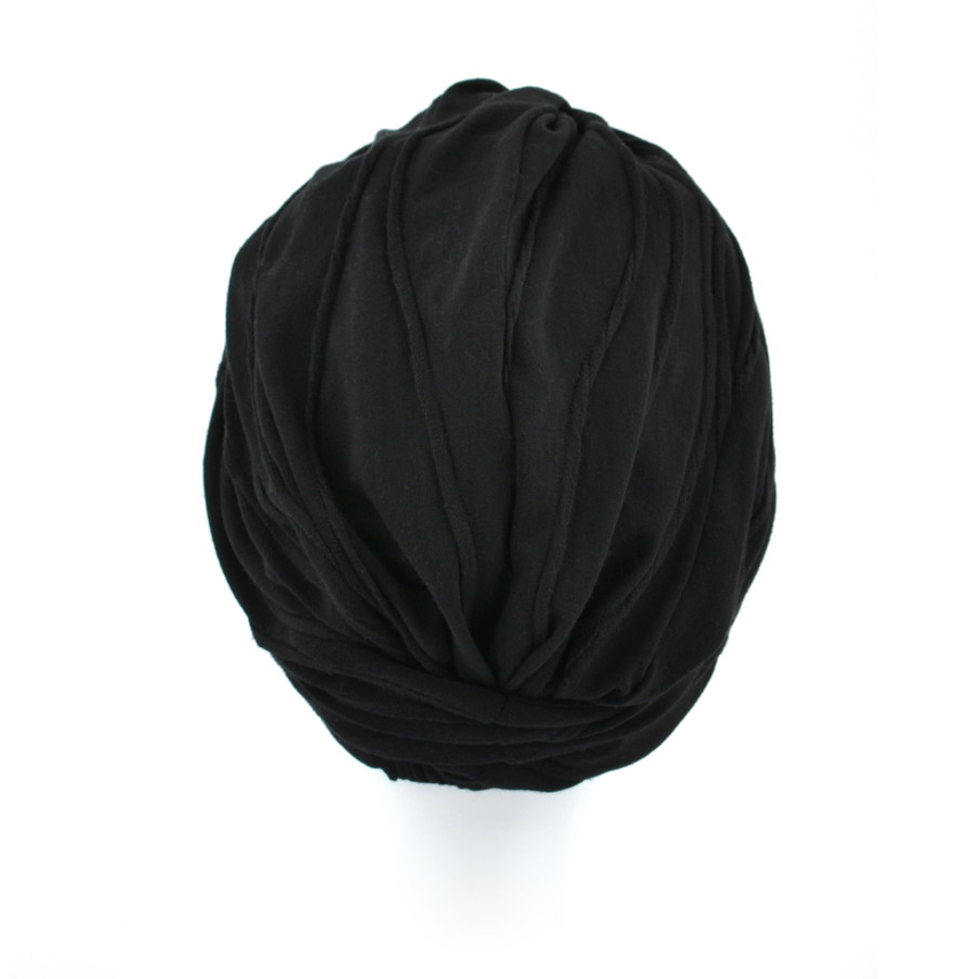 Turban o unikalnym fasonie czarny MALMO TL12*