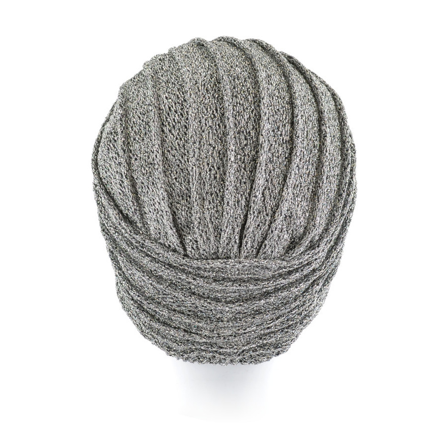 Srebrny elegancki turban SILVER*
