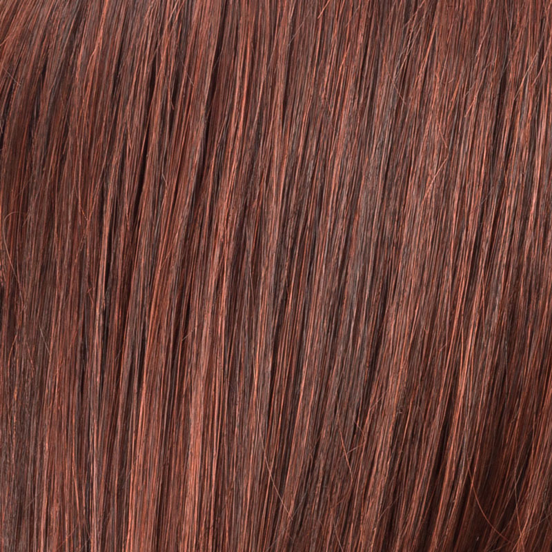 Peruka z włosów syntetycznych kasztanowy brąz z odrostem EN VOGUE auburn/rooted