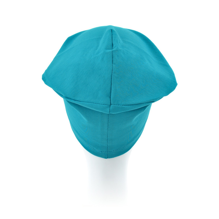 Turkusowy turban o sportowym kroju EMMA TURQUOISE*