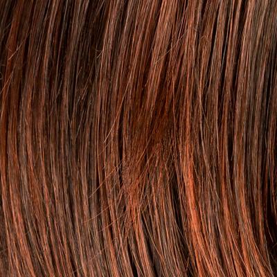 Peruka syntetyczna termoodporna bob z wyrazistym wykończeniem cynamonowy brąz z odrostem LIA MONO PART II cinnamonbrown/rooted