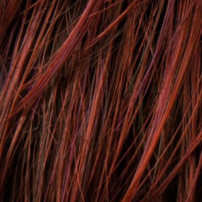 Peruka syntetyczna brąz z wiśniowymi refleksami RUBY darkcherry/mix