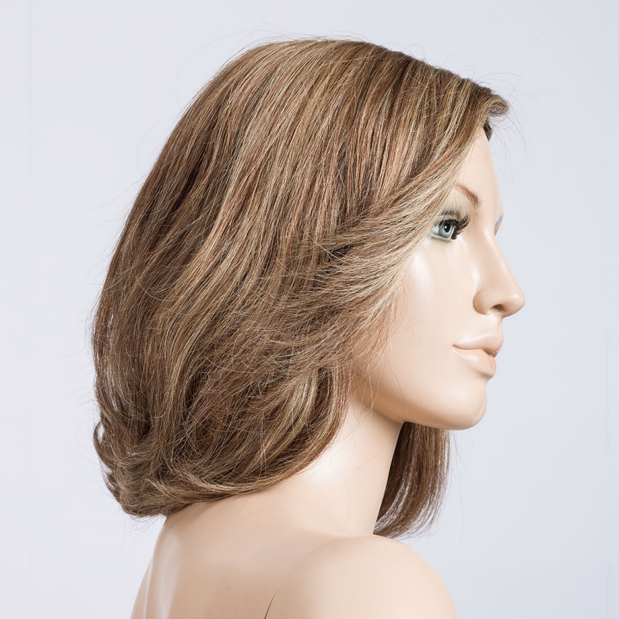 Damska peruka naturalna remy bursztynowy blond z odrostem MARVEL MONO bernstein/rooted