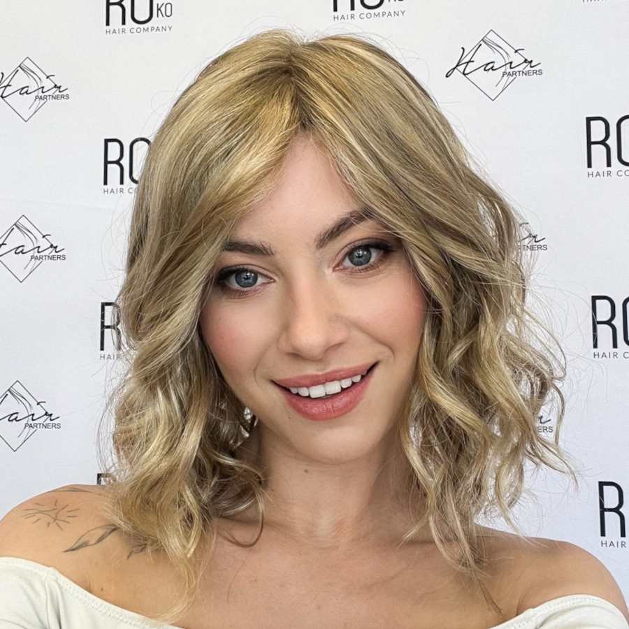 Peruka syntetyczna blond CHACHA 10/24/80