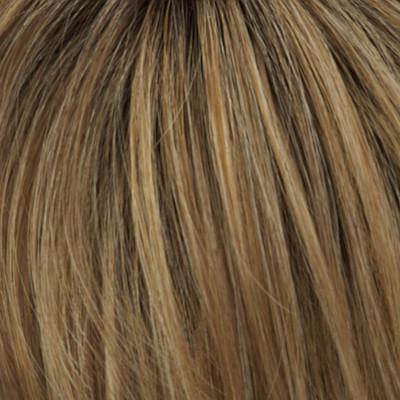 Peruka damska syntetyczna loki do ramion ciepły blond FUNKY 26/27/19/8R