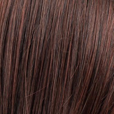 Peruka syntetycznych ciemny kasztanowy brąz z odrostem MELODY MONO LARGE darkauburn/rooted