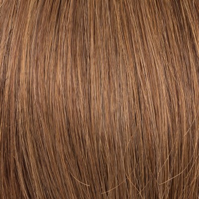 Peruka topper z włosów naturalnych remy kawowy brąz VALUE mocca/mix