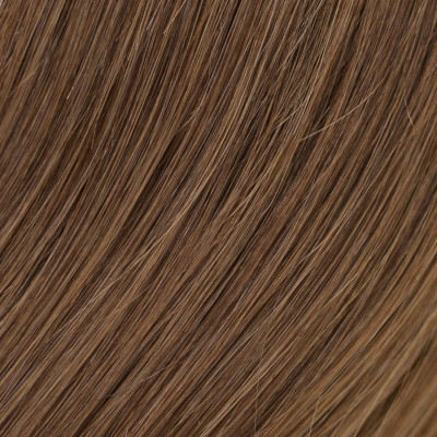 Peruka topper z naturalnych włosów słowiańskich brąz AVA 15cm 8/12