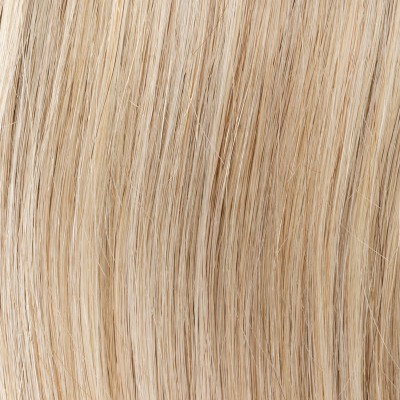 Peruka topper z naturalnych włosów remy szampański blond z odrostem SUPERB champagne/rooted