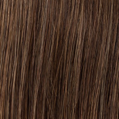 Peruka topper z naturalnych włosów remy czekoladowy brąz z odrostem SUPERB chocolate/rooted