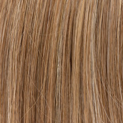 Peruka topper z naturalnych włosów remy bursztynowy blond z odrostem SUPERB lightbernstein/rooted