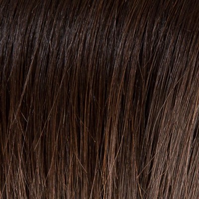 Peruka z włosów naturalnych ciemny brąz 28cm COSMO II espresso/mix