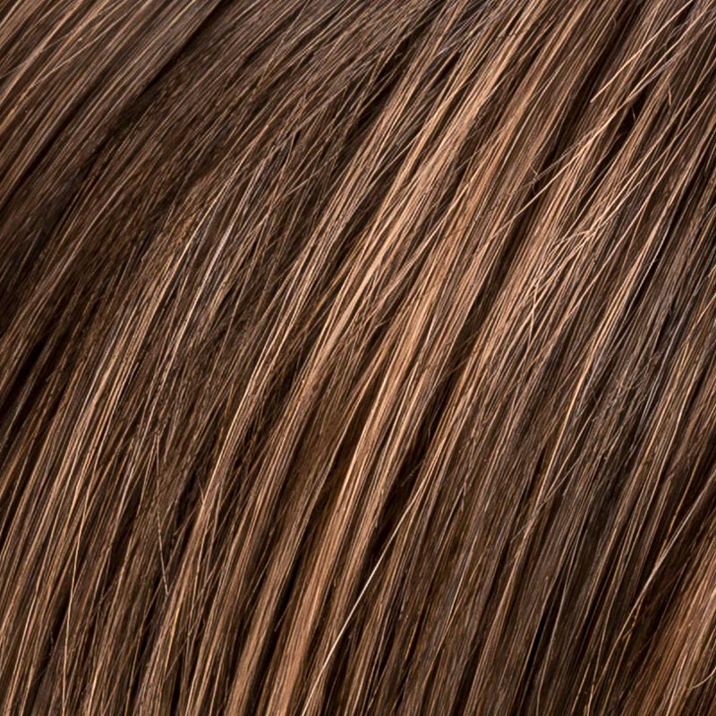 Peruka z włosów syntetycznych czekoladowy brąz z odrostem FRESH MONO PART chocolate/rooted