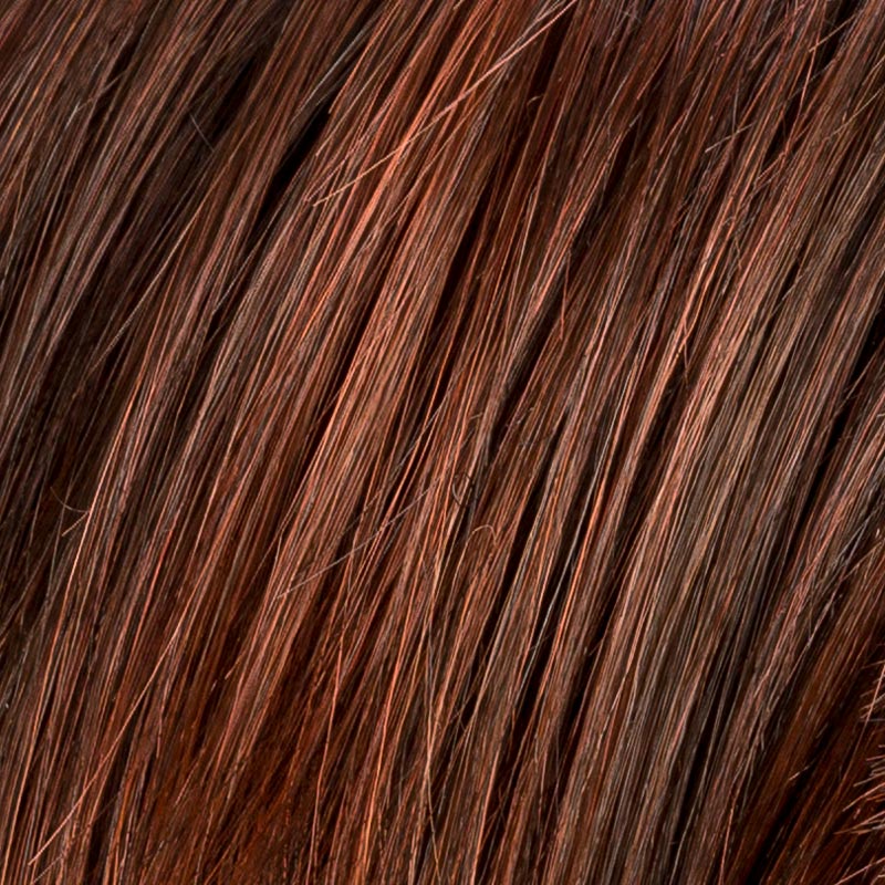 Peruka z włosów syntetycznych głęboki kasztanowy brąz z odrostem FRESH MONO PART darkauburn/rooted