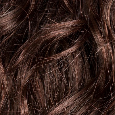 Damska peruka z włosów syntetycznych ciemnoczekoladowy brąz z odrostem GIRL LARGE MONO PART darkchocolate/rooted