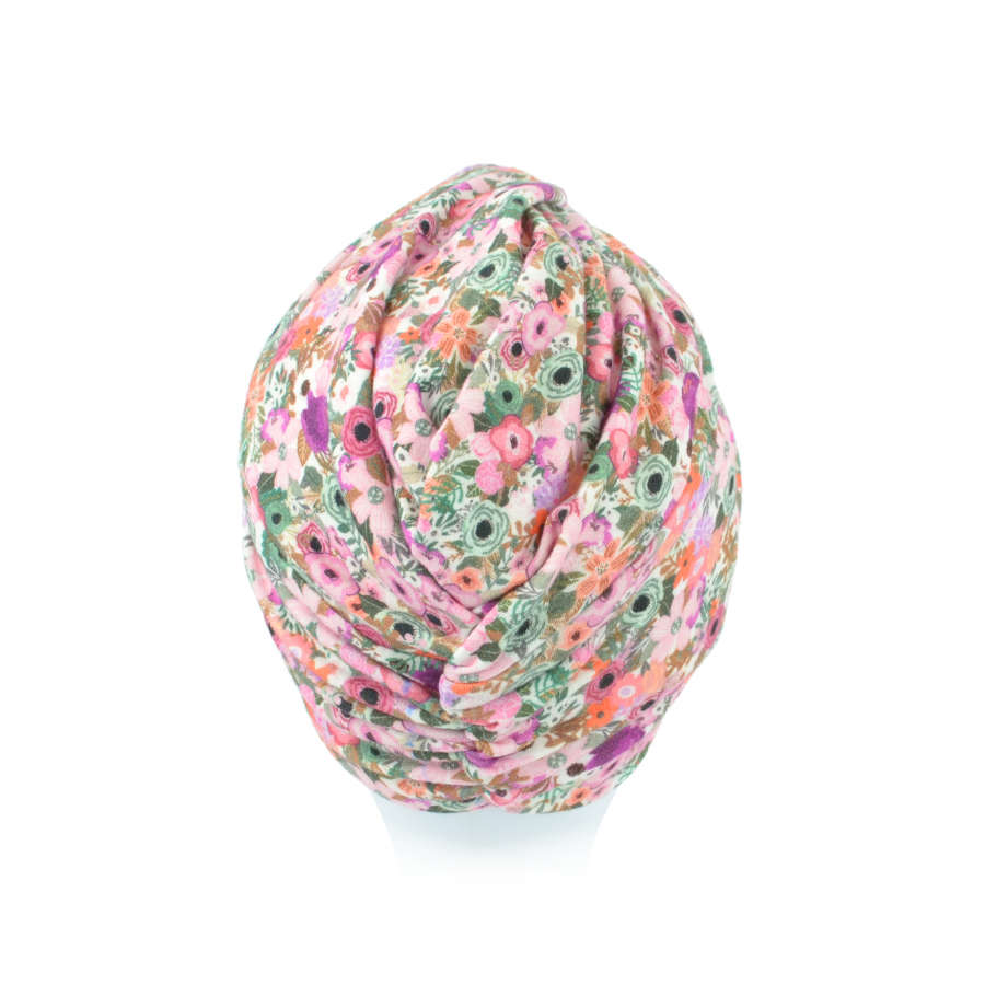 Turban retro kwiatowy wzór ARUBA BM370*
