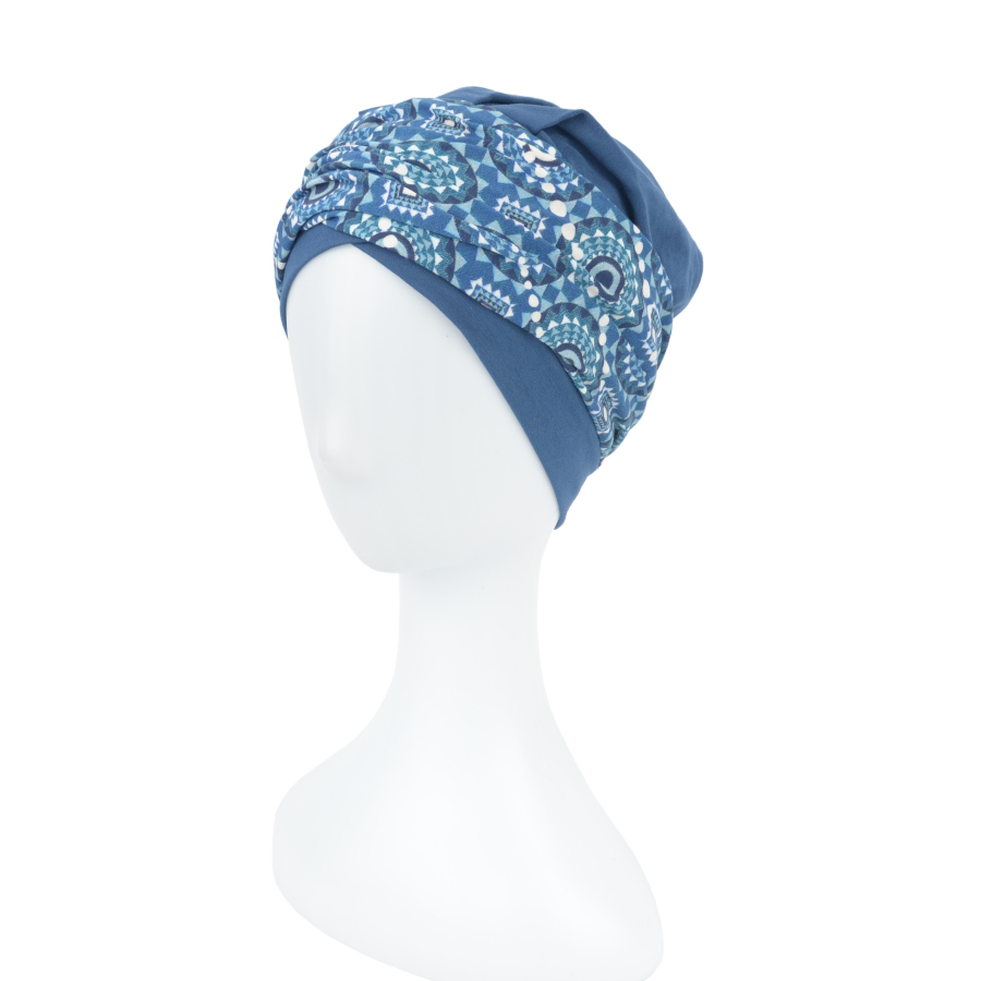 Klasyczny turban niebieski GLASGOW B100/B420