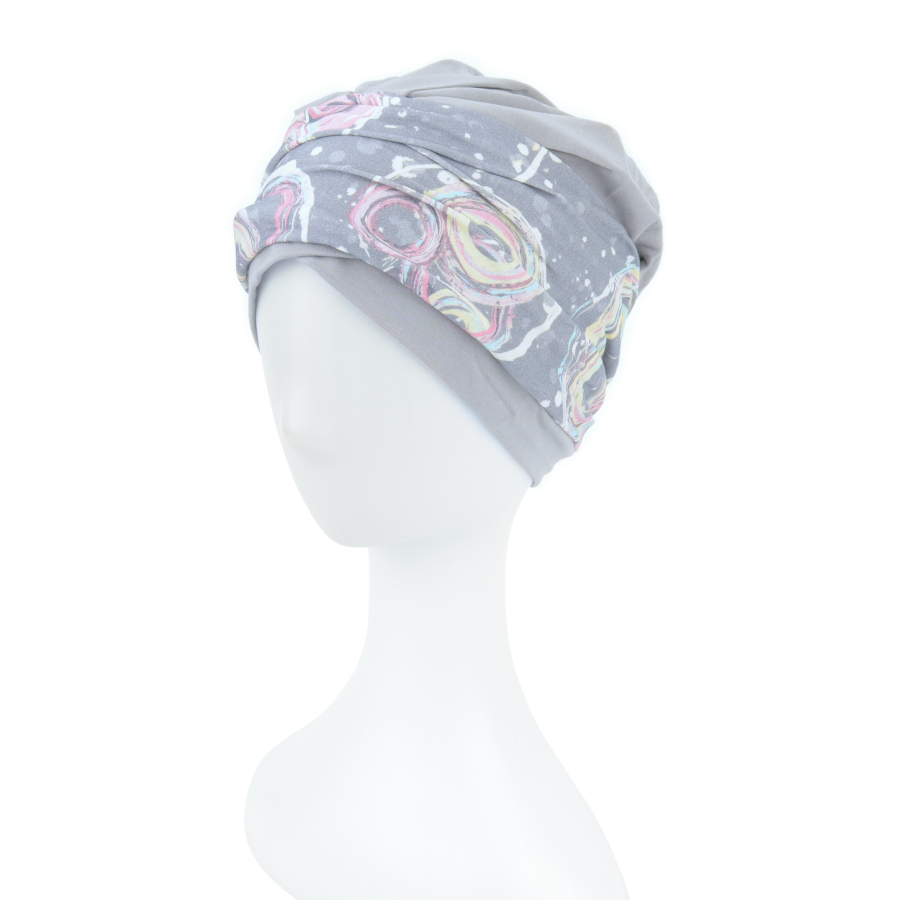 Klasyczny turban szary GLASGOW B63/B187