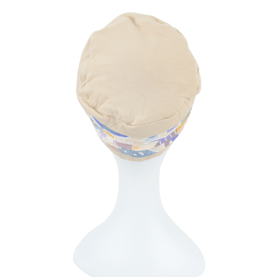 Elegancki turban jasny beż GRENADA B9+S77*