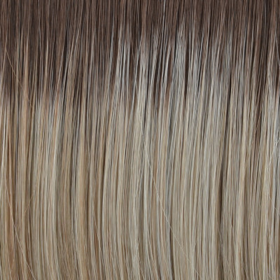 Krótka peruka syntetyczna na większą głowę blond z odrostem ESPRESSO LARGE 12/16/1001/8R