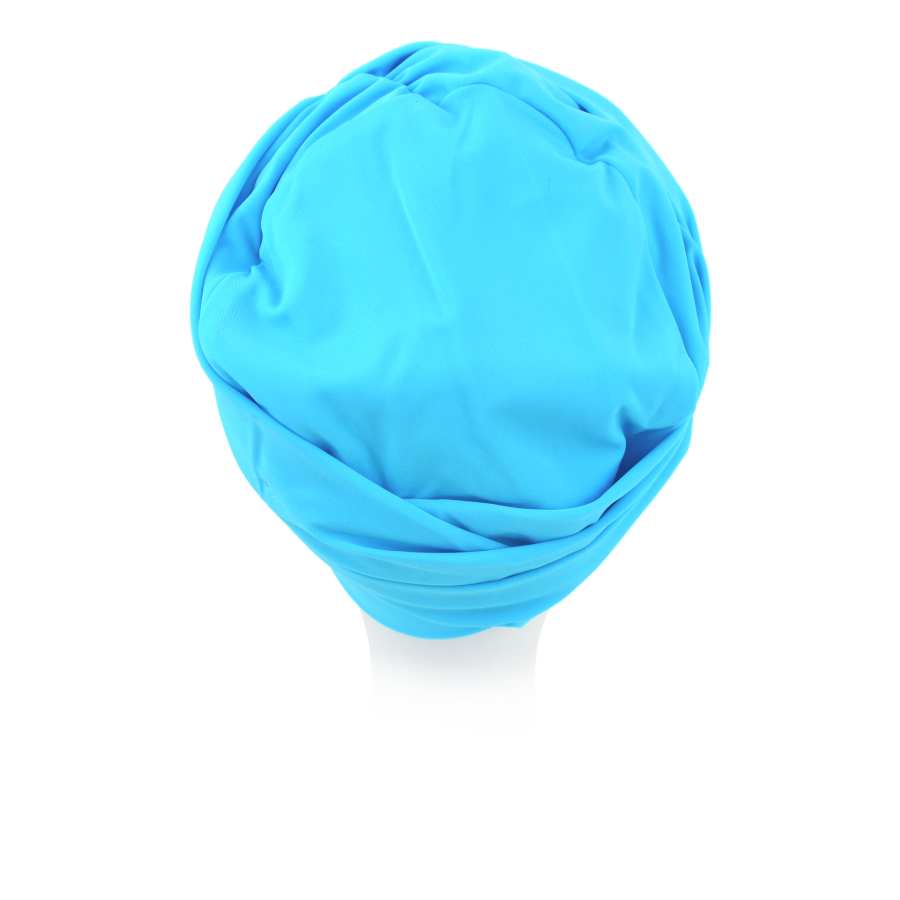 Lekki i wygodny turban do kąpieli z ozdobnym drapowaniem jasny blond AQUA 613*