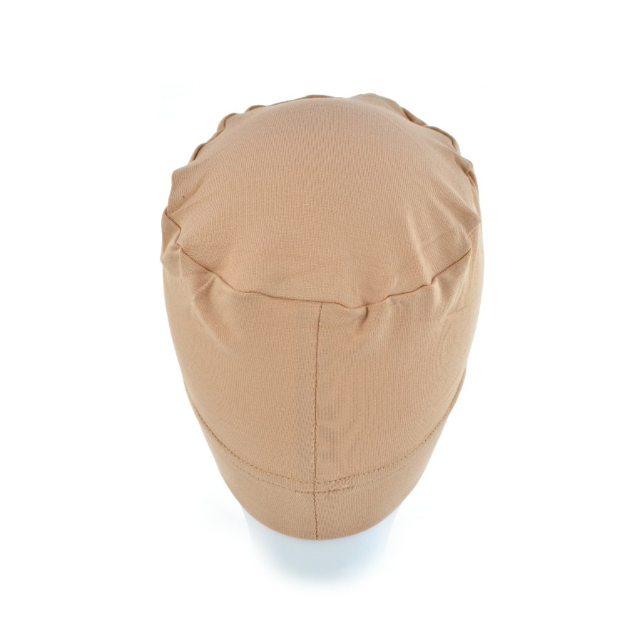 Lekki i prosty beżowy turban BALI 138