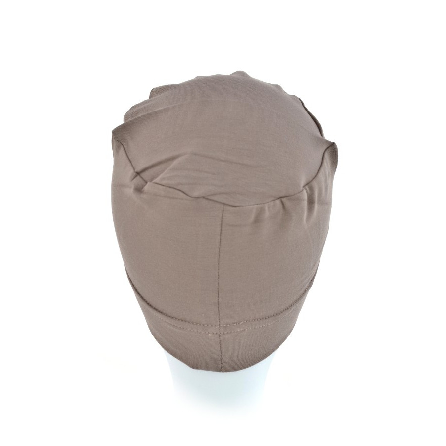 Lekki i prosty beżowy turban BALI 141