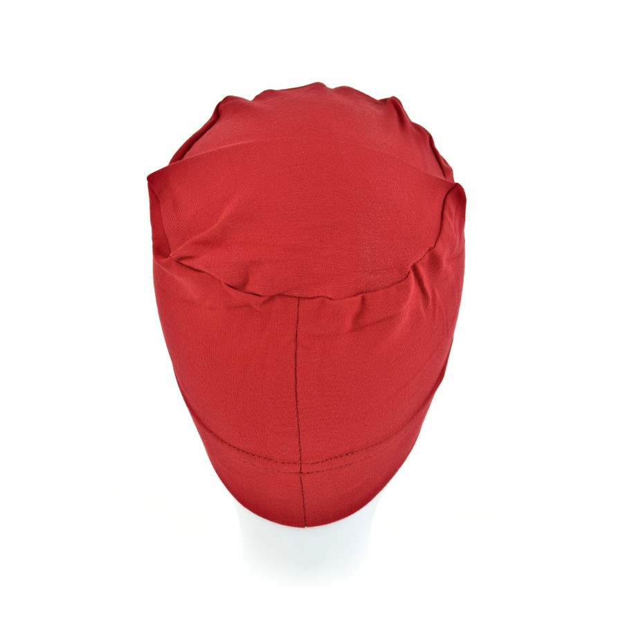 Lekki i prosty w budowie turban czerwony BALI 214*