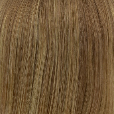 Peruka topper z naturalnych włosów słowiańskich ciemny blond z refleksami STILLA 20cm 8/12+12/14H