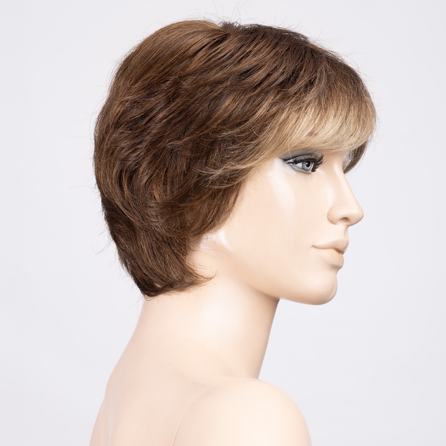Peruka z włosów syntetycznych karmelowy brąz PRIMA SOFT toffeebrown/lighted