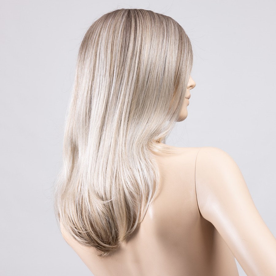 Długa peruka z włosów syntetycznych SAVELLI MONO PART ivoryblonde/tipped
