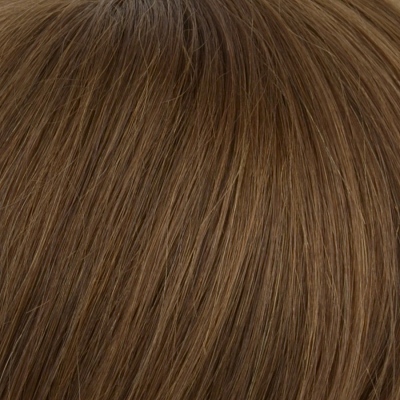 Peruka topper z naturalnych włosów słowiańskich ciemny brąz ALUNA 28cm 6