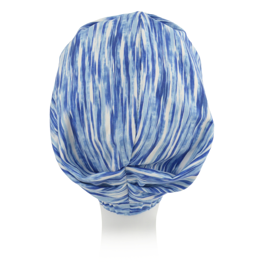 Lekki bambusowy turban niebiesko-biały SAMOA M101+B246