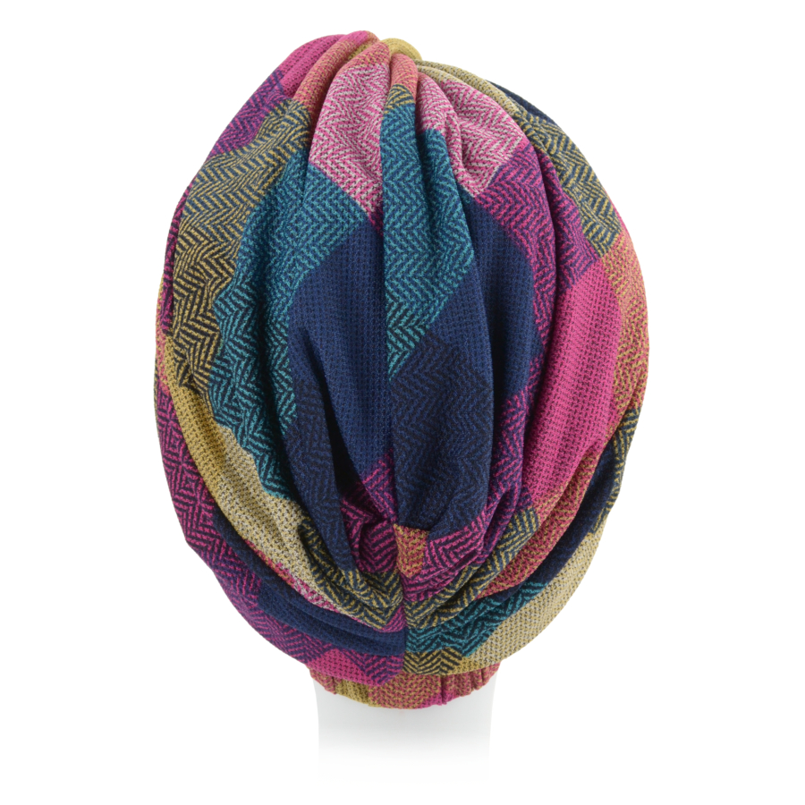 Turban retro wielokolorowy RIGA M129