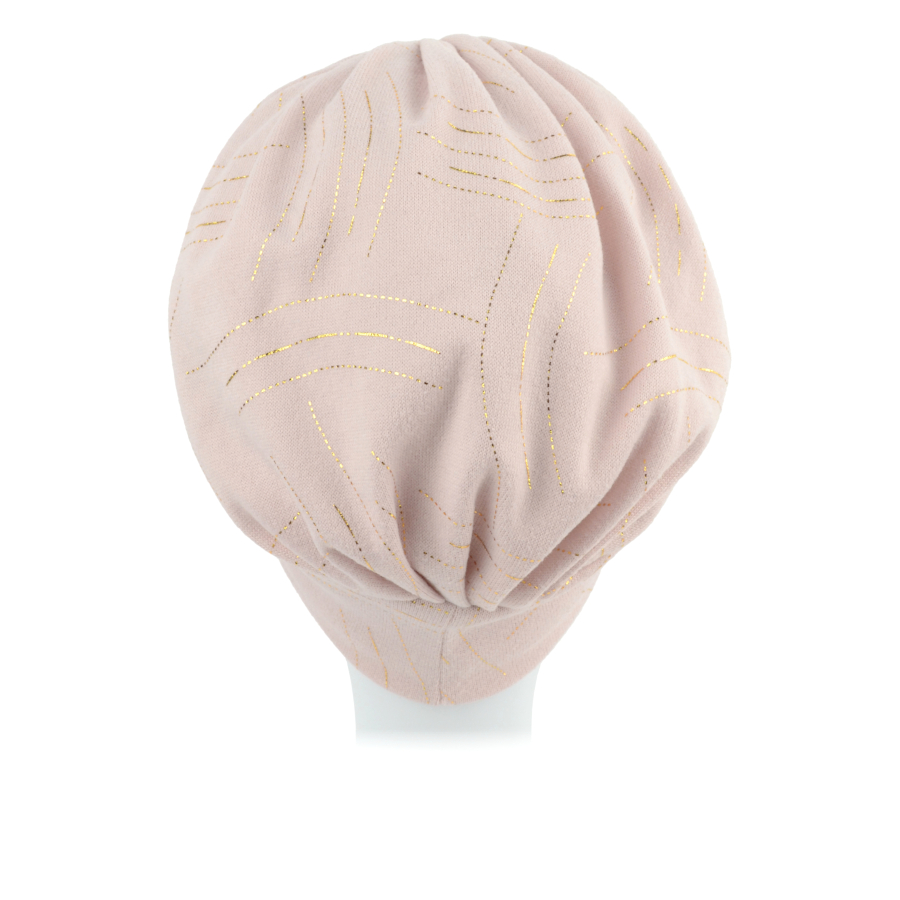 Zestaw turban z opaską blady róż SABBIA
