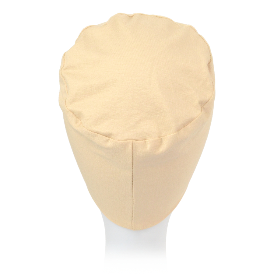 Lekki i delikatny jasnobeżowy turban VIOLET PLUS 19