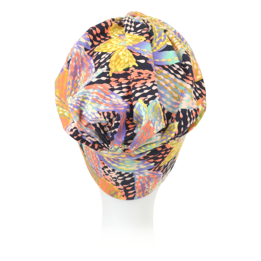 Ładny i wygodny turban wielokolorowy wzór ELA 410