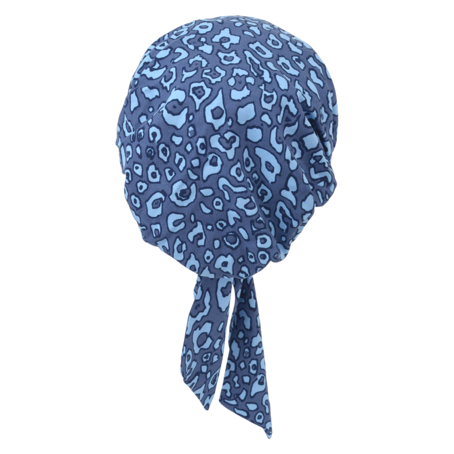 Prosty do ułożenia lekki i wygodny turban granatowy FELICJA NEW T-394*