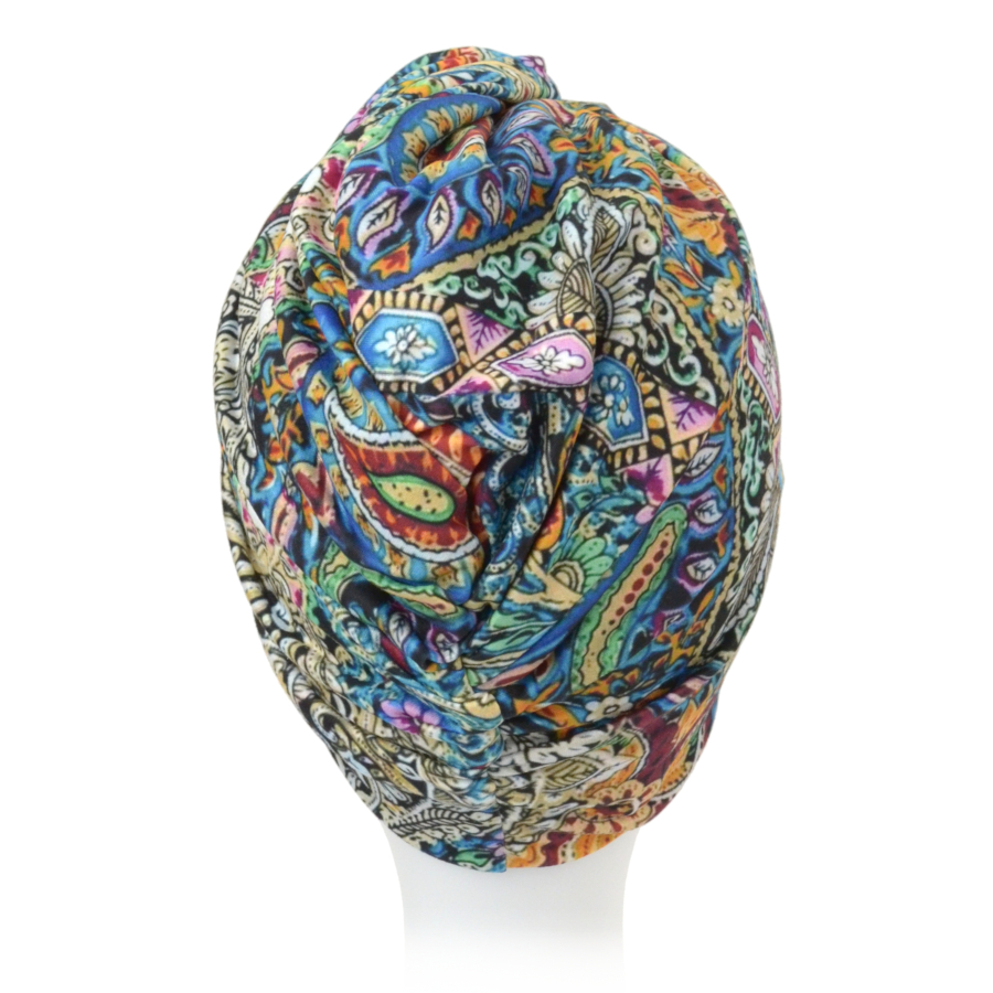 Turban retro wielokolorowy ARUBA M128+B21