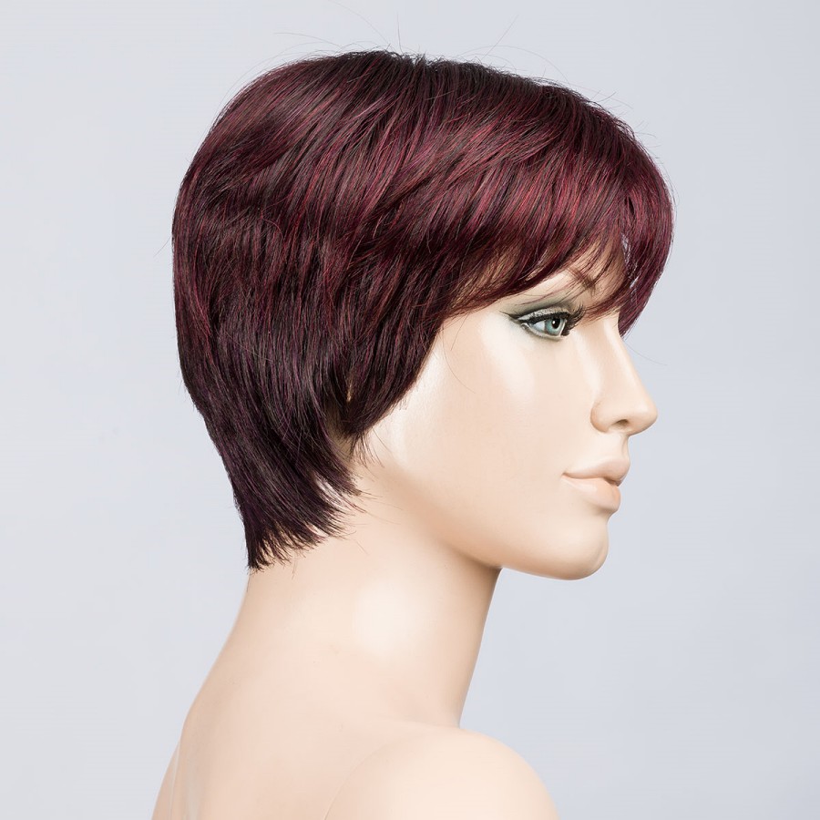 Peruka z włosów syntetycznych burgundowy PIXIE aubergine/mix